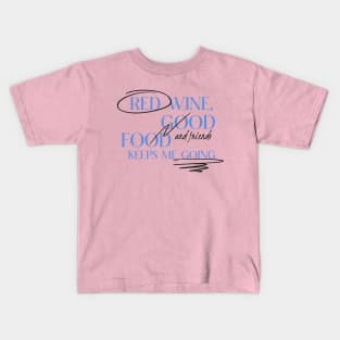 Red Wine Lover Kids T-Shirt